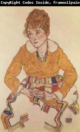 Egon Schiele Portrait of the Artist's Wife (mk12)